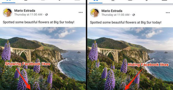 Hình ảnh đầu tiên về Facebook bỏ hiển thị số Like: Không còn khoe mẽ, chỉ hiện vài cái tên trơ trọi