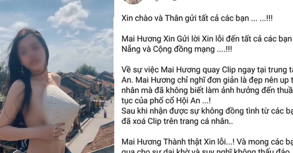 Lên tiếng xin lỗi, “hot girl” bán khỏa thân quay clip trên nóc quán cafe ở Hội An vẫn bị “ném đá” tới tấp