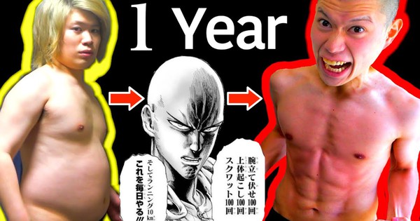 Mơ mộng “đấm phát chết luôn” như One Punch Man, nam YouTuber dày công giảm cân, cạo đầu, luyện boxing suốt một năm cho giống “thần tượng”