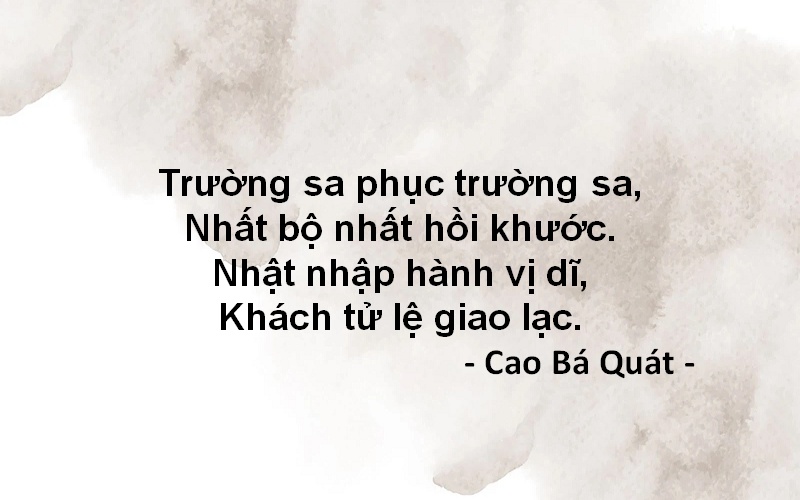 Tuyển tập thơ Cao Bá Quát hay và ý nghĩa nhất