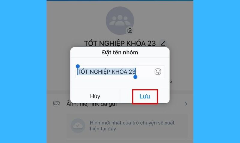 Tại sao nhất thiết phải đặt tên nhóm trên ứng dụng Zalo?
