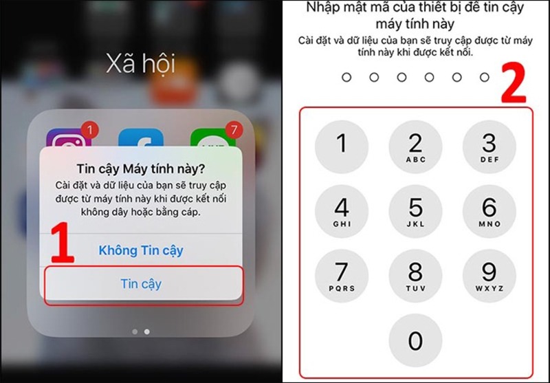 Cách kết nối iPhone với máy tính xách tay