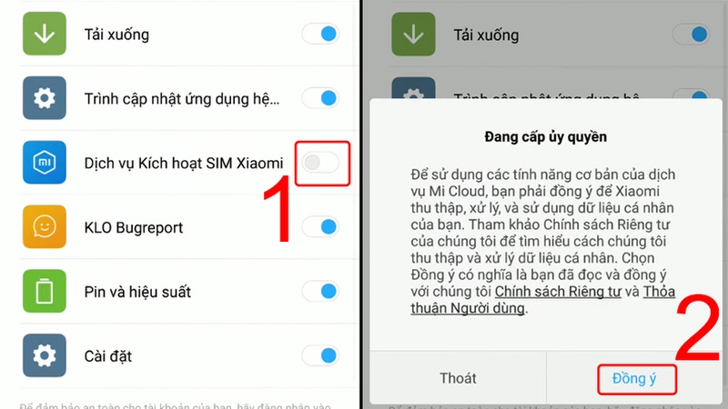 Hướng dẫn cách kích hoạt SIM trên điện thoại Xiaomi 5