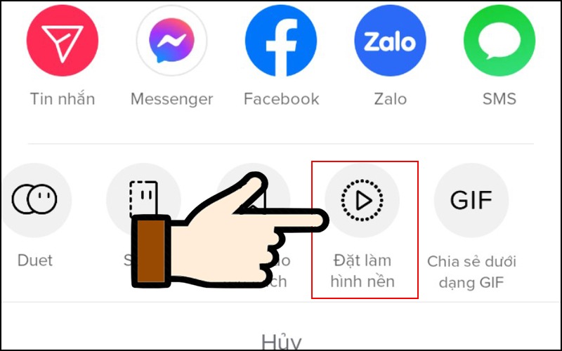 Cách dùng video Tiktok làm hình nền có nhạc