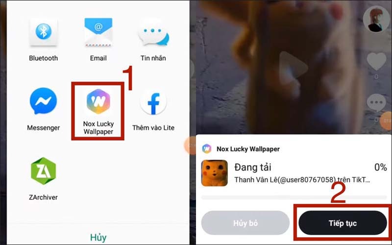 Cách dùng video Tiktok làm hình nền có nhạc