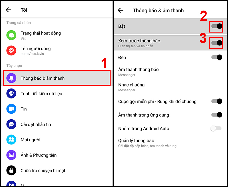 Cách hiển thị tin nhắn chờ trên Messenger trên điện thoại di động (iOS, Android)