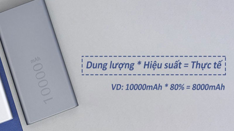 Sạc dự phòng 5000mAh có thể sạc nhiều lần