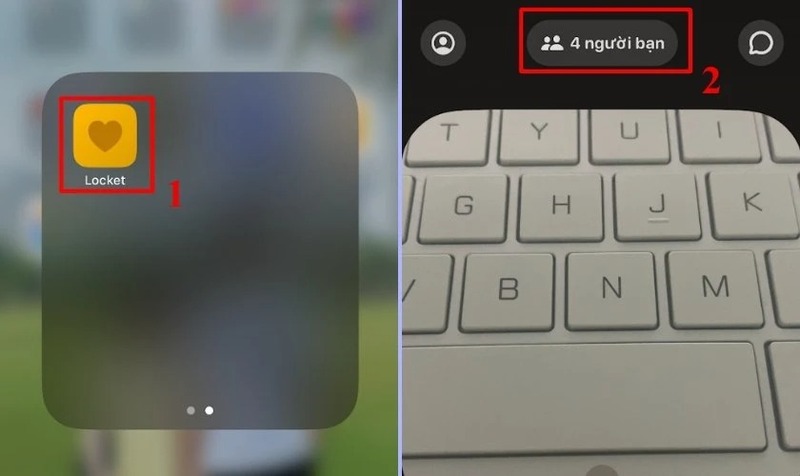 Cách thêm bạn bè trên Locket