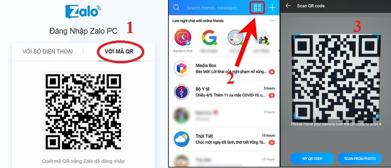 Cách đăng nhập Zalo bằng mã QR