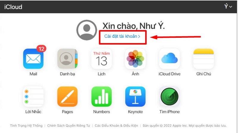 Truy xuất danh bạ icloud bị mất