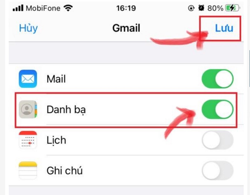 Cách lấy lại danh bạ bị mất bằng Gmail