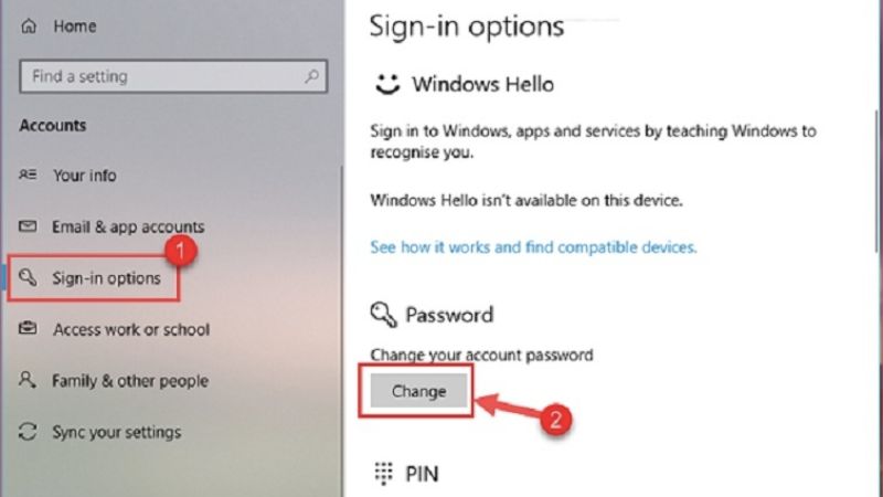 Cách xóa mật khẩu Windows 10 bằng Local Account