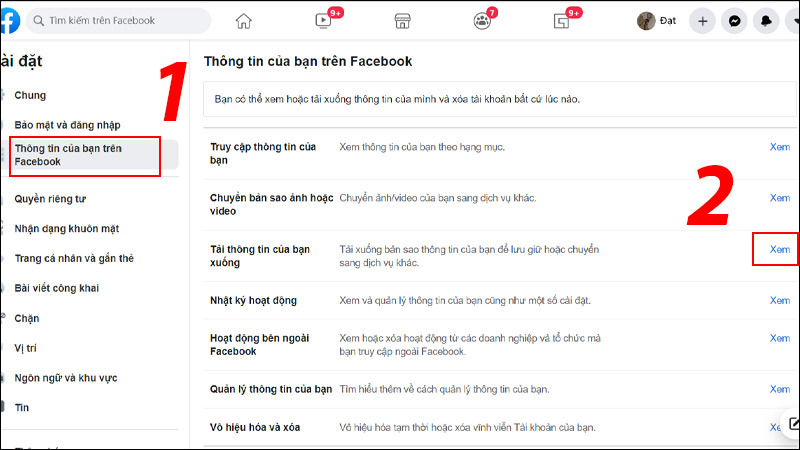     Khôi phục tin nhắn Messenger đã khôi phục 