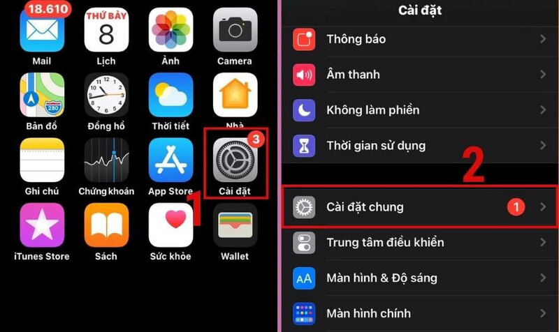 Cách thay đổi bàn phím trên thiết bị iPhone