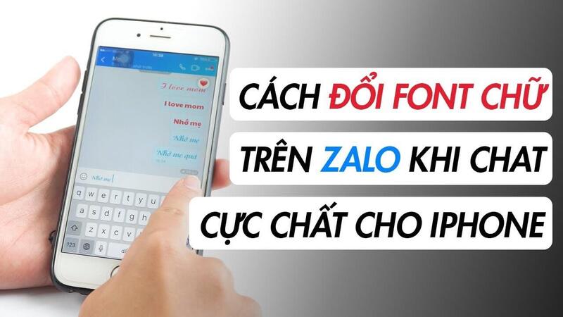 Tính năng đổi font chữ trên ứng dụng Zalo