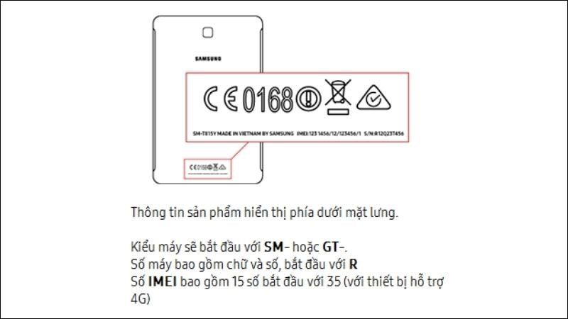 kiểm tra imei samsung