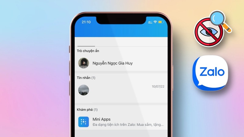Cách kiểm tra tin nhắn Zalo ẩn