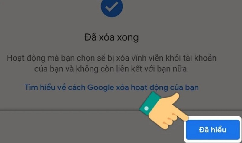 Có thể xóa lịch sử tìm kiếm Google vĩnh viễn?