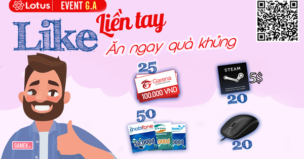 Công bố 115 anh em may mắn nhận quà: Thẻ điện thoại, thẻ Garena, Steam wallet và Chuột