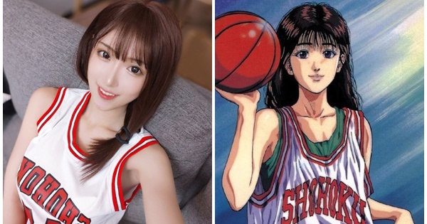 Cosplay thành nữ chính của Slam Dunk, cô nàng streamer xinh đẹp được khen tới tấp “Cái gì cũng giống, chỉ trừ vòng một”