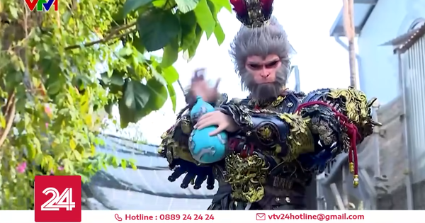 Phóng viên VTV hóa thành nhân vật Black Myth: Wukong với bộ giáp trăm triệu