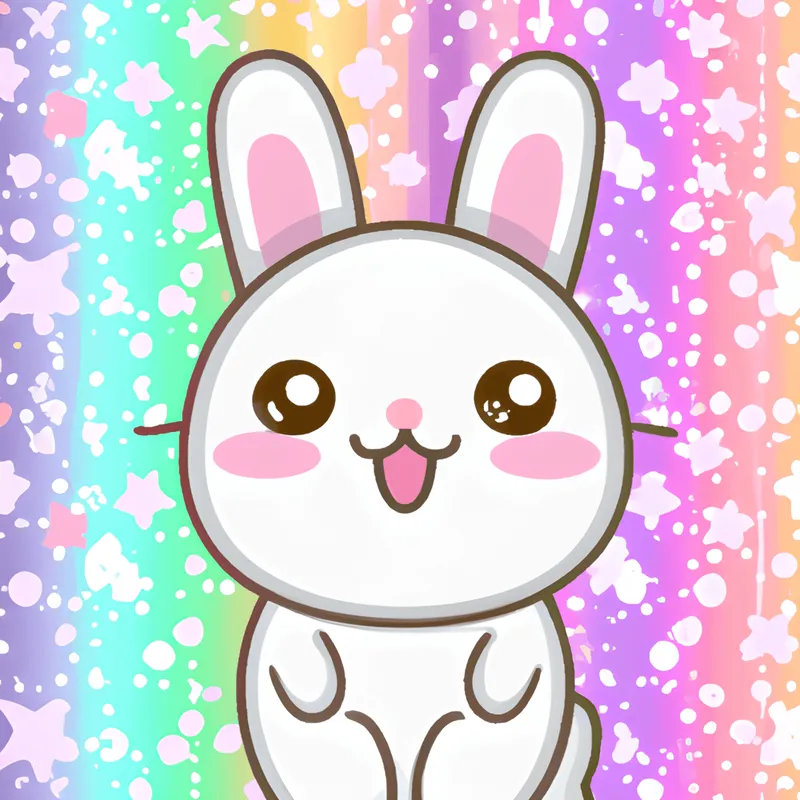 Rabbit Chibi dễ thương với các hiệu ứng chuyển động hài hước.