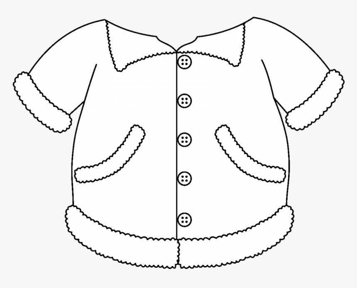 Coloring the shirt to help children develop creative thinking ability