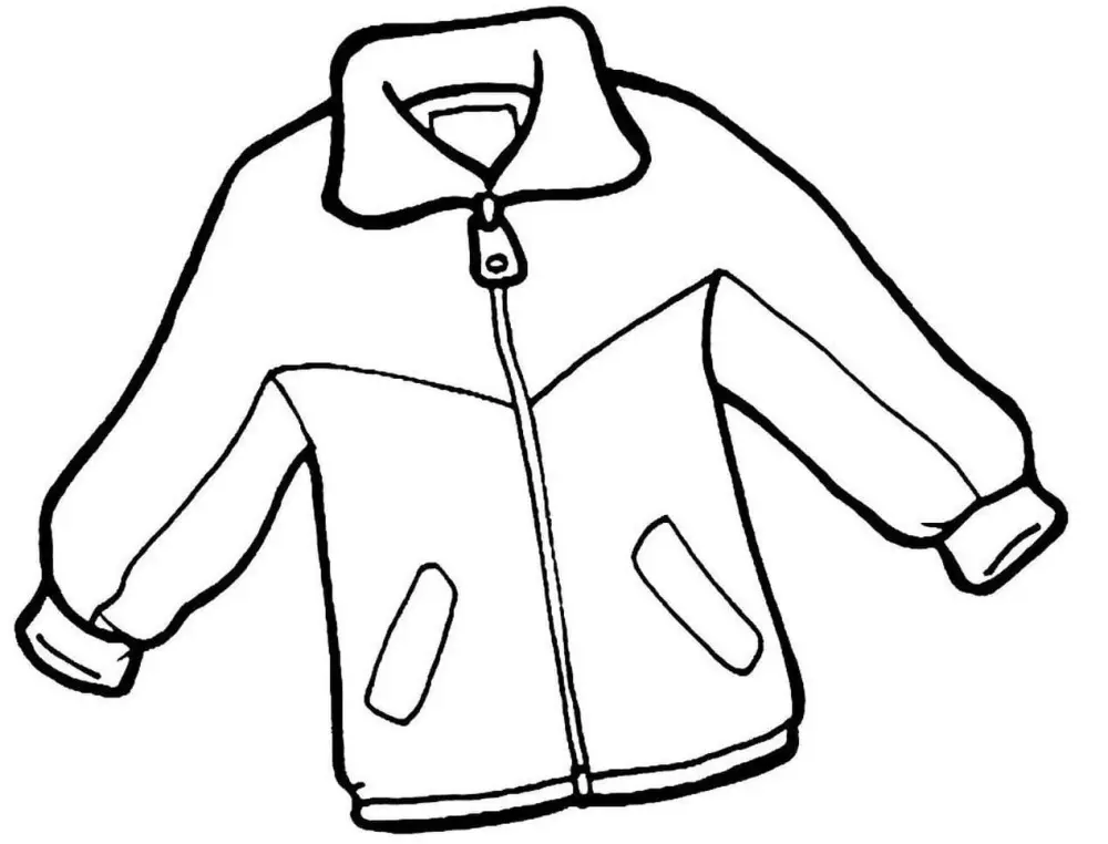 Coloring the shirt with easy -to -draw details to help children learn