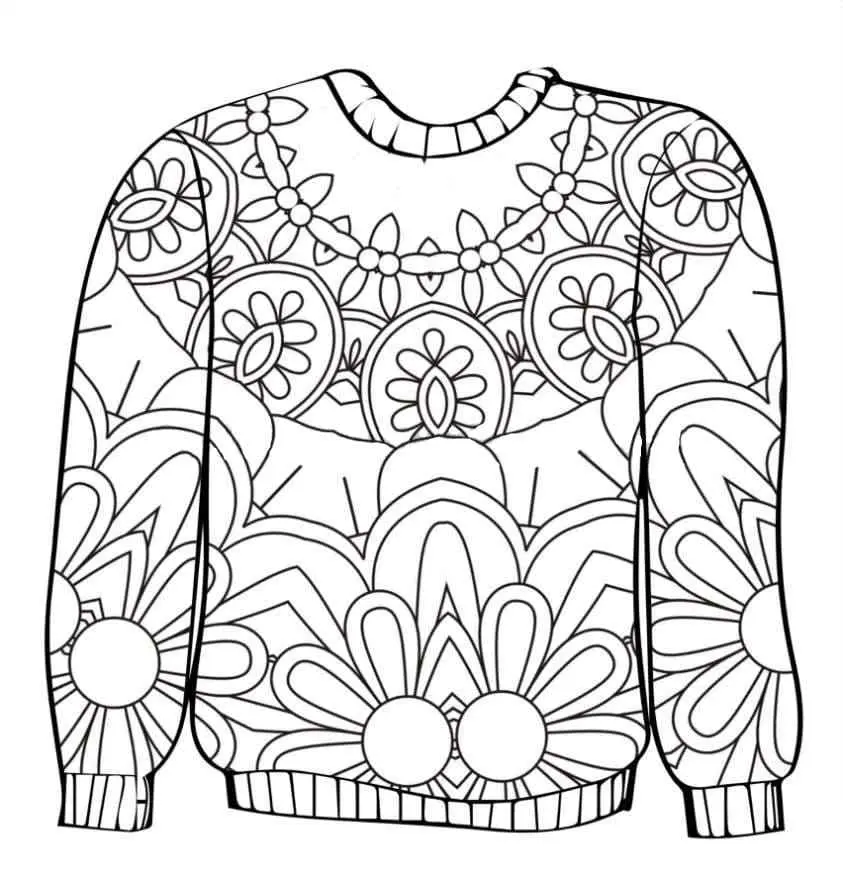 Coloring the shirt to help children learn to be creative through interesting drawings