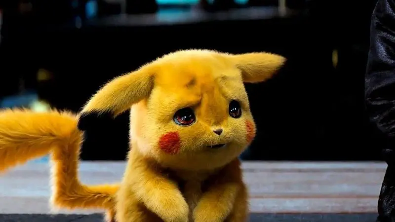 Chibi Pikachu bức ảnh dễ thương với đôi tai của cô ấy