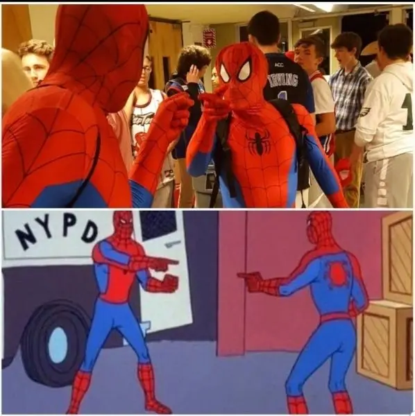 Meme Spiderman là một công cụ thú vị để giúp bạn giảm bớt cảm xúc trong các tình huống phức tạp