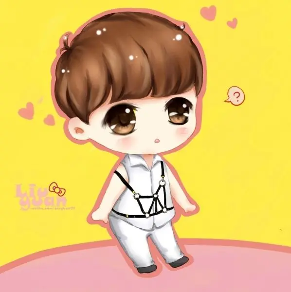 Bức ảnh chibi nam lạnh trong đêm tối