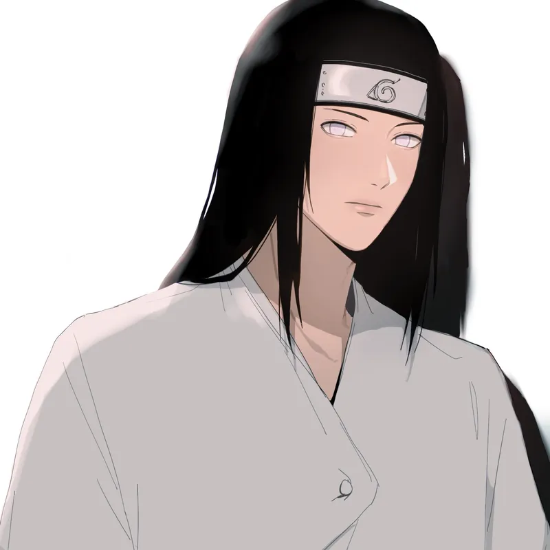 Neji Hyuga với đôi mắt kiên cường trong bức ảnh lôi cuốn