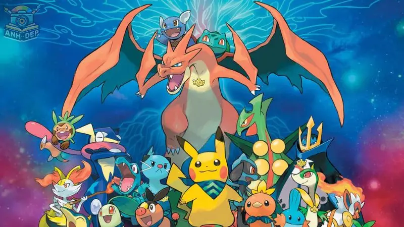 Bộ sưu tập 100+ tranh tô màu Pokemon vui nhộn cho bé