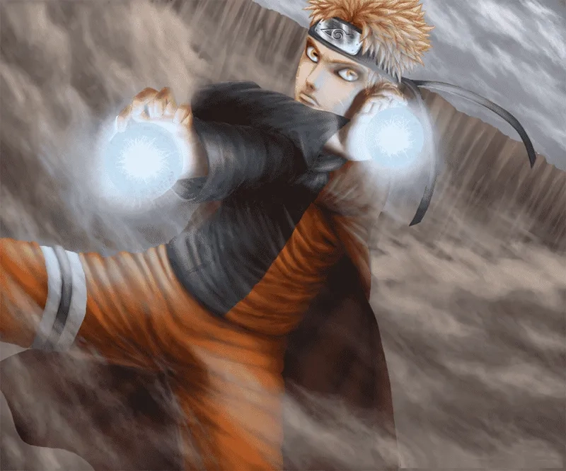 Hình ảnh thú vị của Naruto thể hiện sức mạnh vượt trội