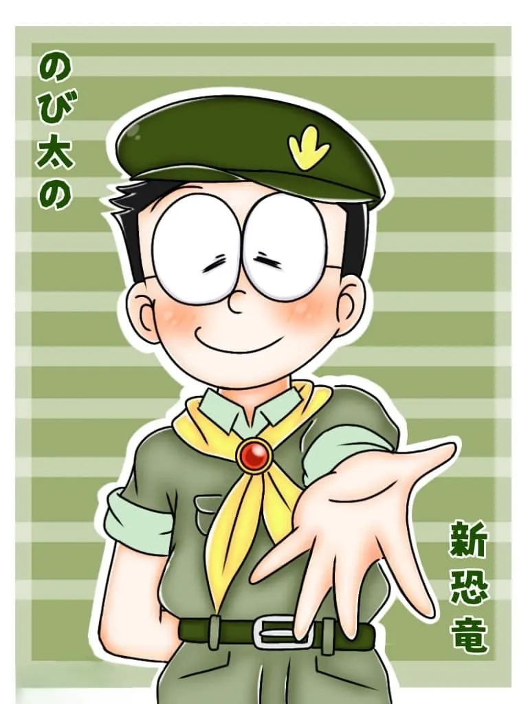 Những hình ảnh dễ thương của Nobita với sự ngây thơ dễ thương