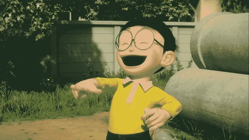 Hình ảnh của Nobita cực kỳ mát mẻ và ấn tượng