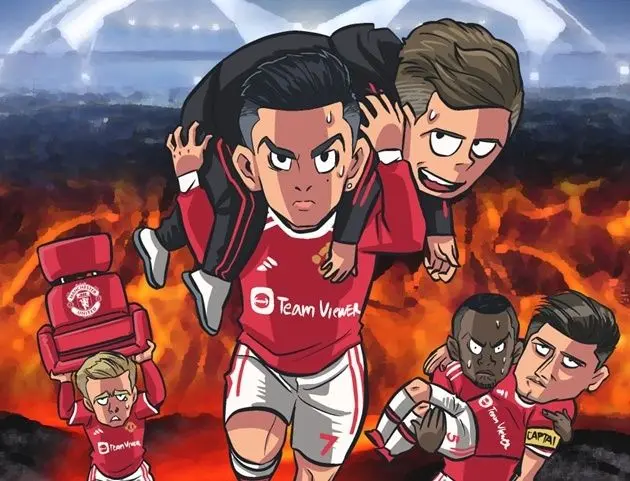 Ảnh của Chibi Manchester United Player đang giữ chức vô địch