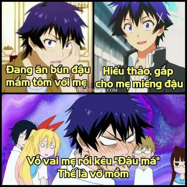 Meme anime hài hước trong mọi khoảnh khắc