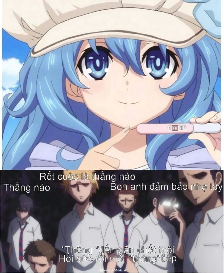 Meme anime hài hước giúp ngày mới