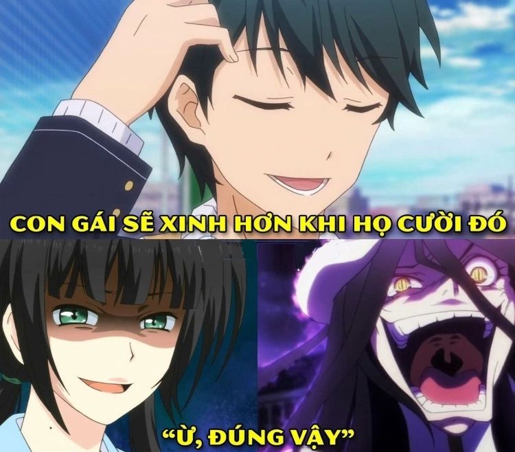 Meme anime hài hước khiến mọi người yêu