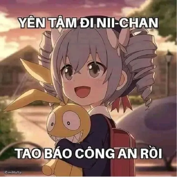 Meme anime hài hước làm cho mọi người phấn khích