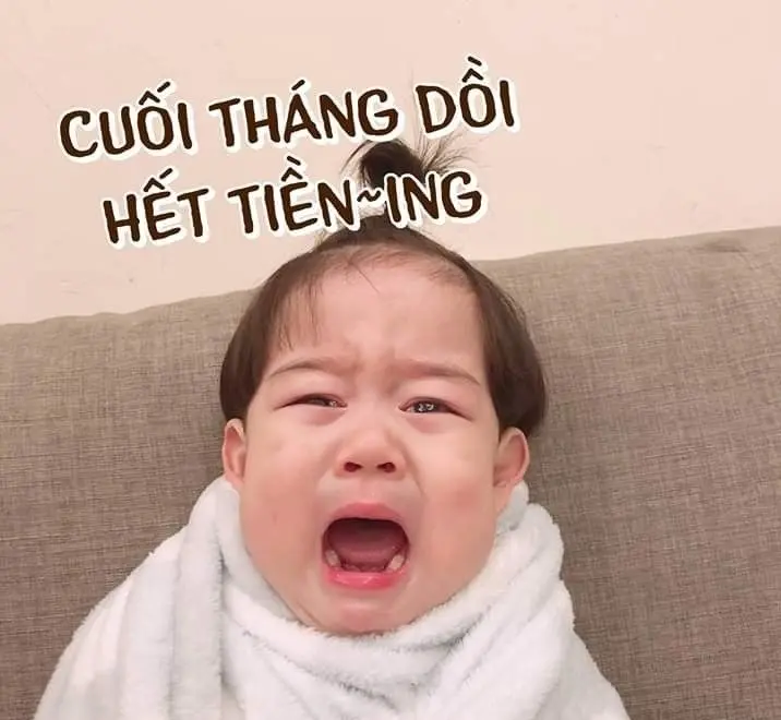 Meme hết tiền khiến mọi người cười