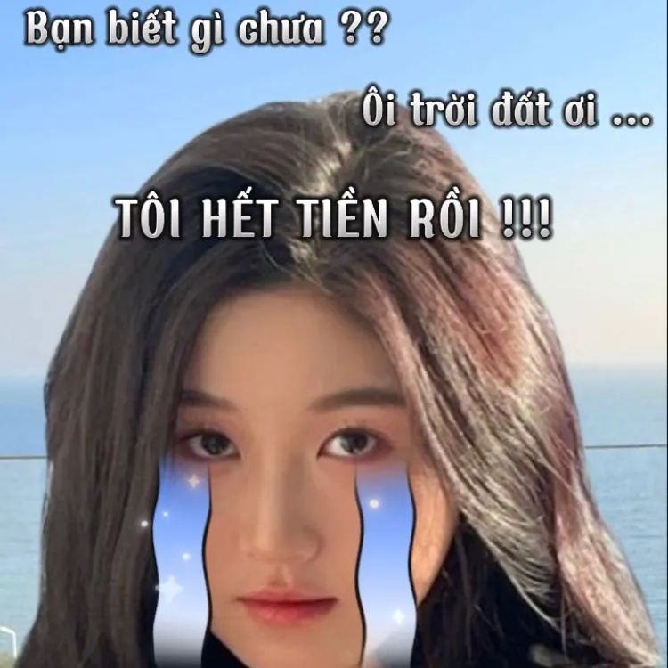 Meme hết tiền để gây cười với một tình huống khó xử