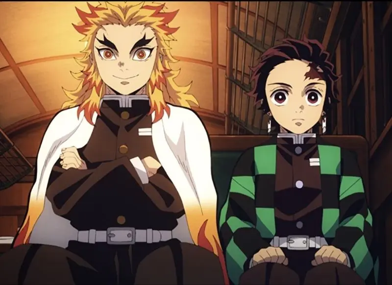 Kimetsu Yaiba Chibi Ảnh của Tengen trong bộ trang phục lấp lánh