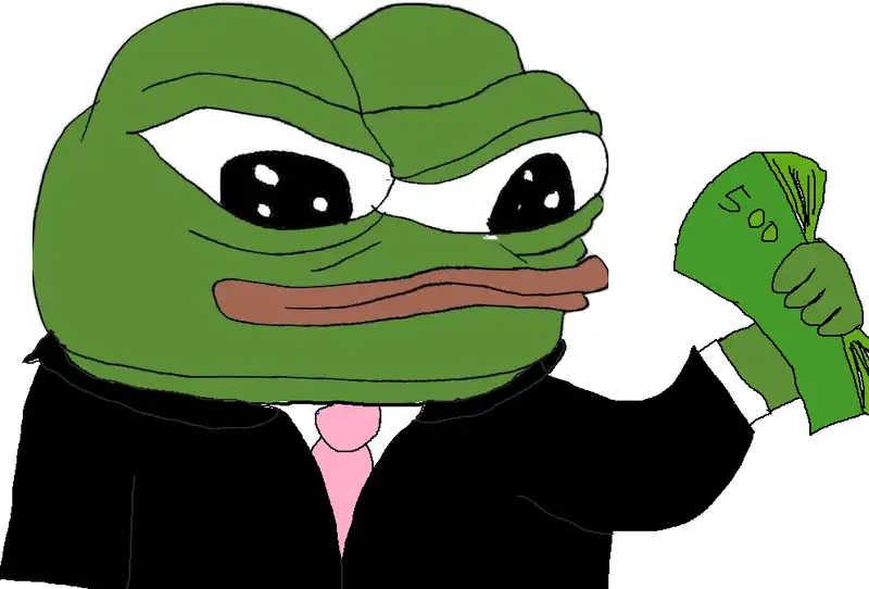 Pepe meme thật buồn cười