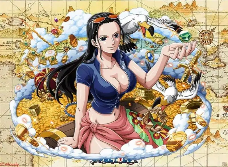 Nico Robin thể hiện sức mạnh qua đôi mắt trong bức ảnh