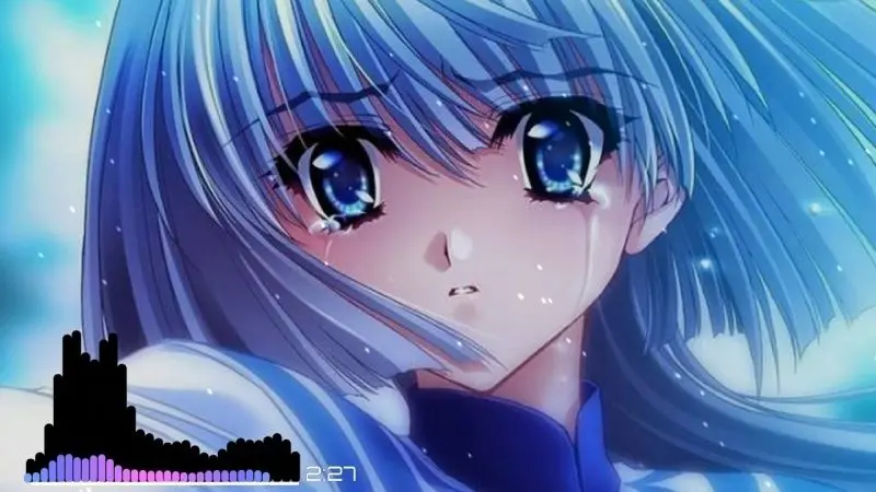 Avatar photo sad anime crying, bringing a sense of closeness and honesty