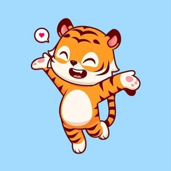 Gần hơn với Avatar Tiger dễ thương, biểu tượng của sự đáng yêu