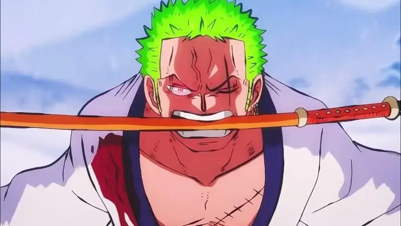 Một mình Zoro đã làm nổi bật chiến binh trong một bức ảnh anime tình cảm